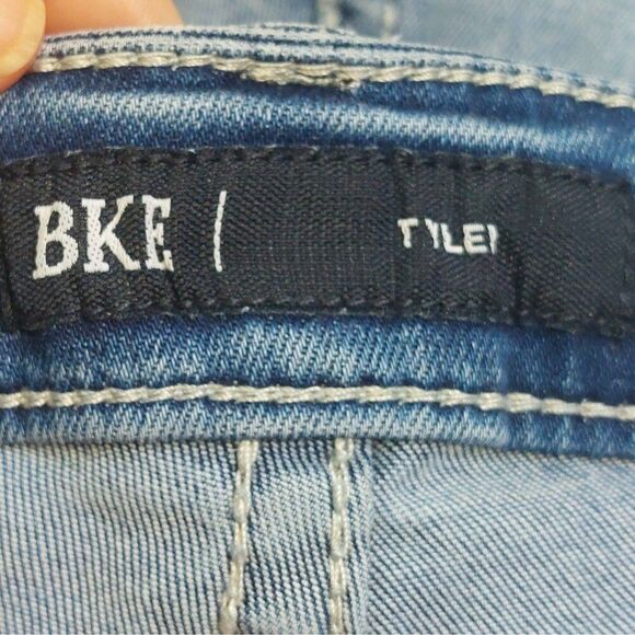 BKE Tyler Stretch Jean in Weber Men's Size 35x33 Blue Denim Cell Phone Pocket - Picture 7 of 15